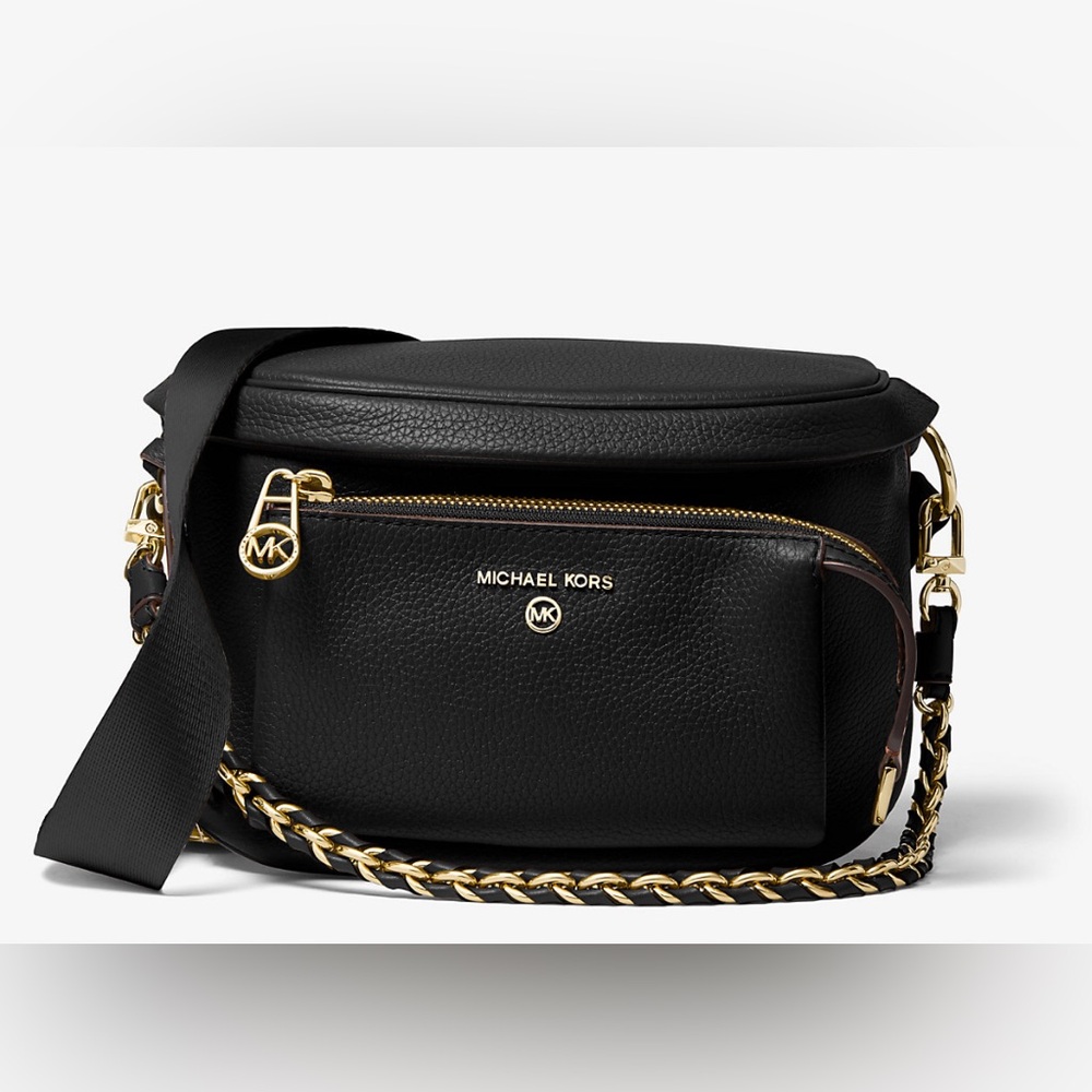 Michael Kors Slater Medium Pebbled Leather Sling Pack